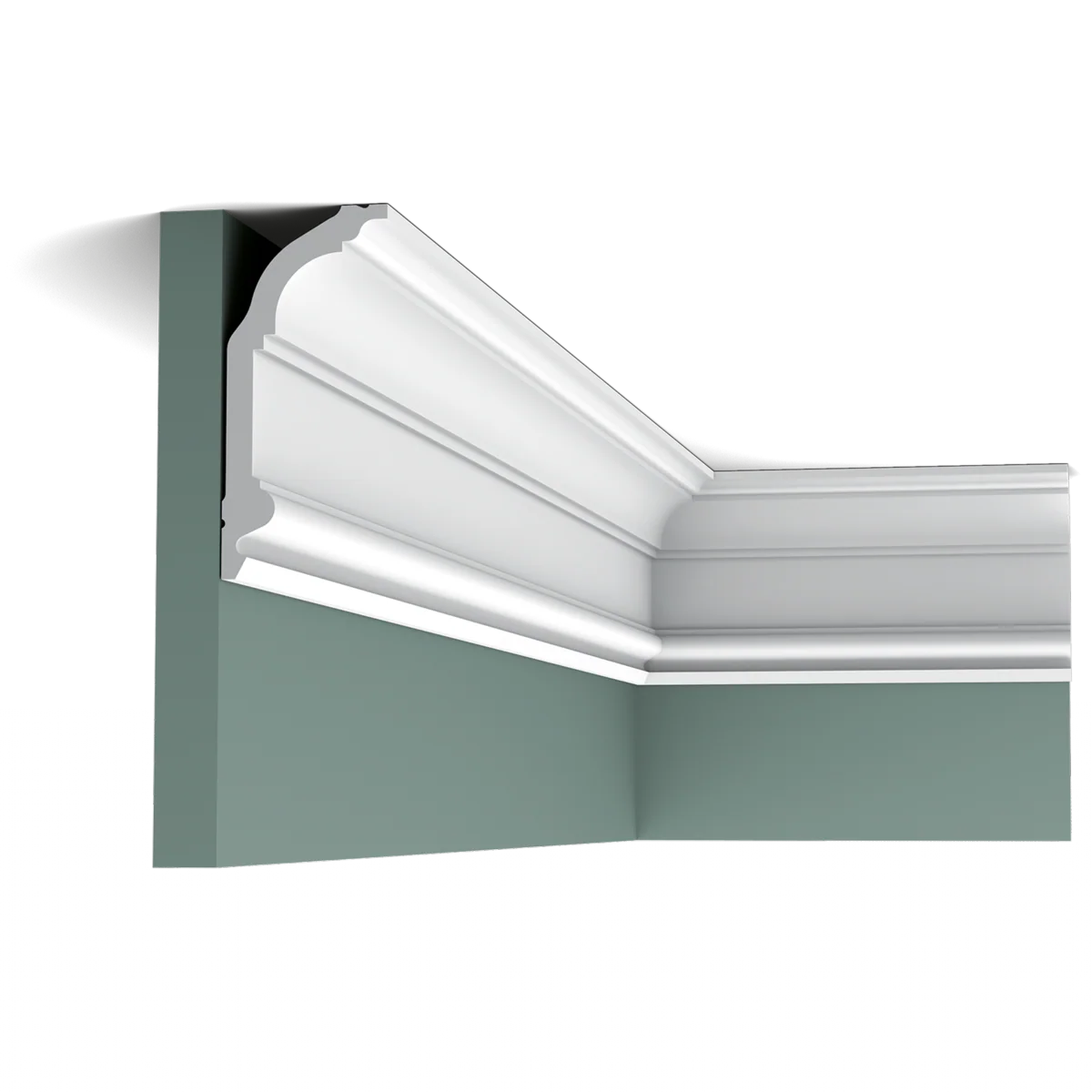 C339 Corniche plafond Orac Decor - 14x6x200cm (h x p x L) - moulure décorative polyuréthane - Image 4