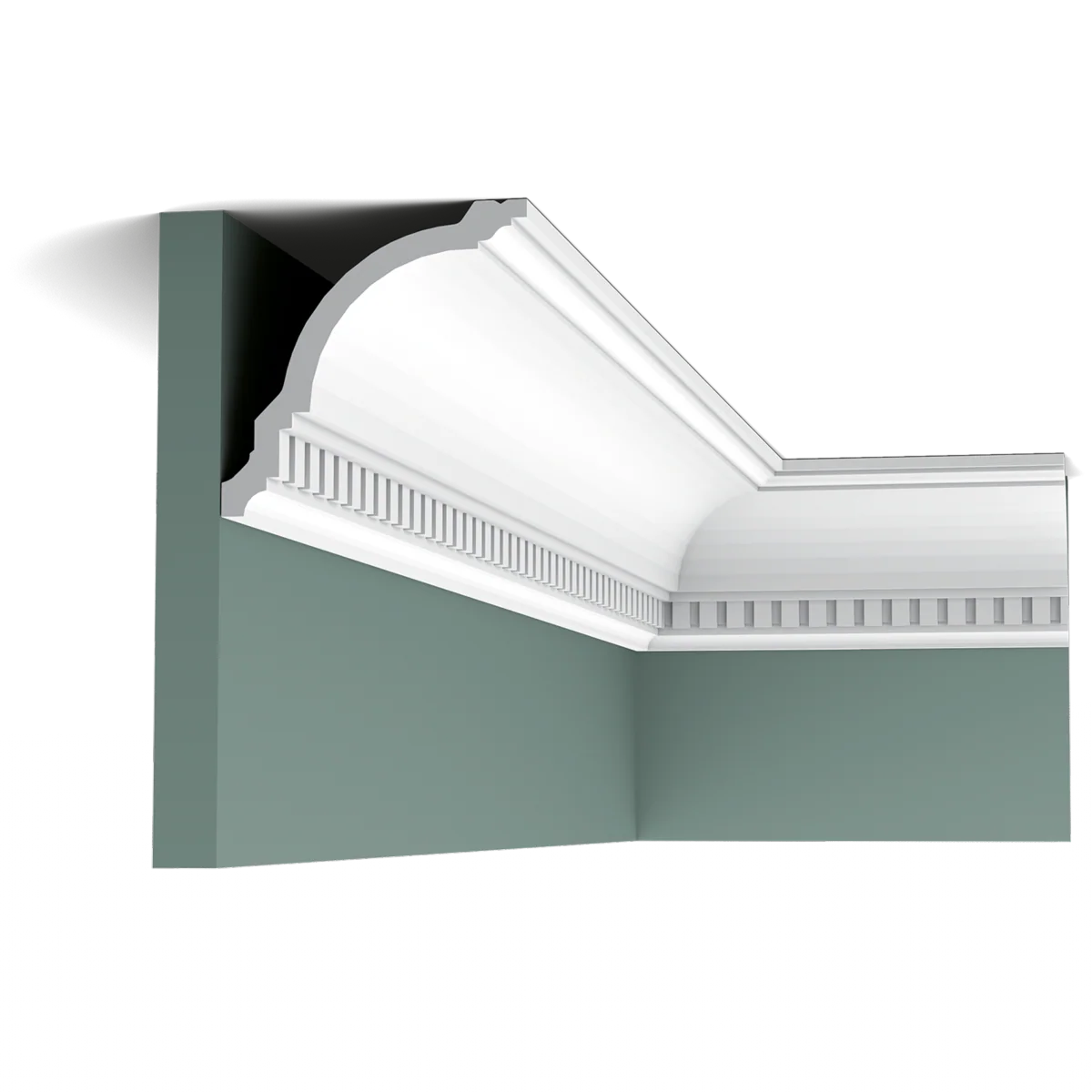 CX107 Corniche plafond Orac Decor - 12x12x200cm (h x p x L) - moulure décorative polymère - Image 5