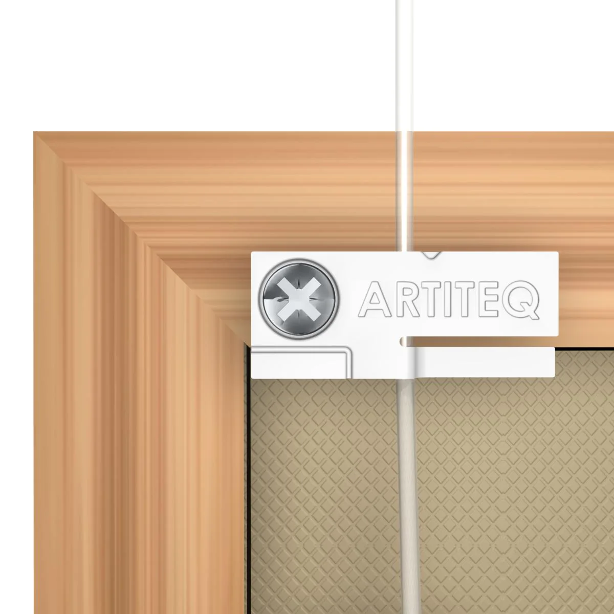 Pack de 2 redresseurs de cadre + vis - pour cimaise tableau Artiteq - Image 4