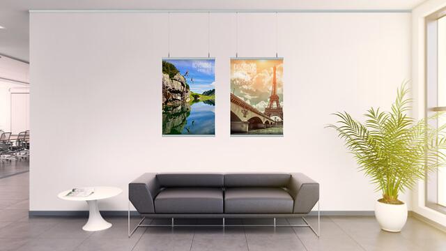 Porte affiche Poster-Snap clipsable - accrochage de poster suspendu - Image 4