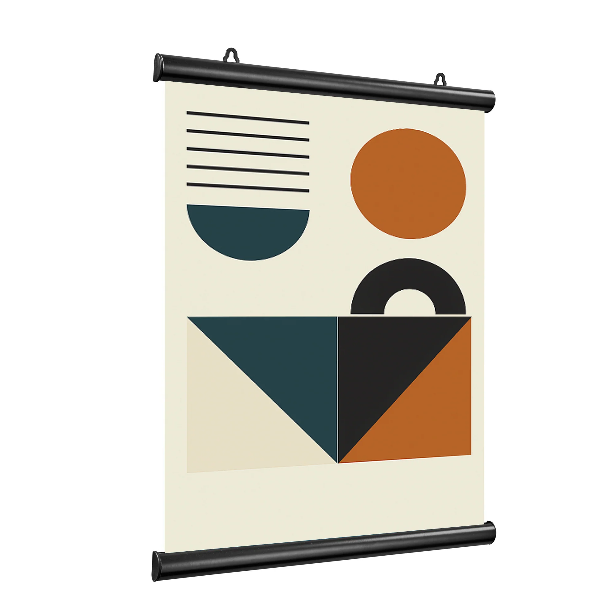 *ProduitProfils porte affiche poster clipsable - noir