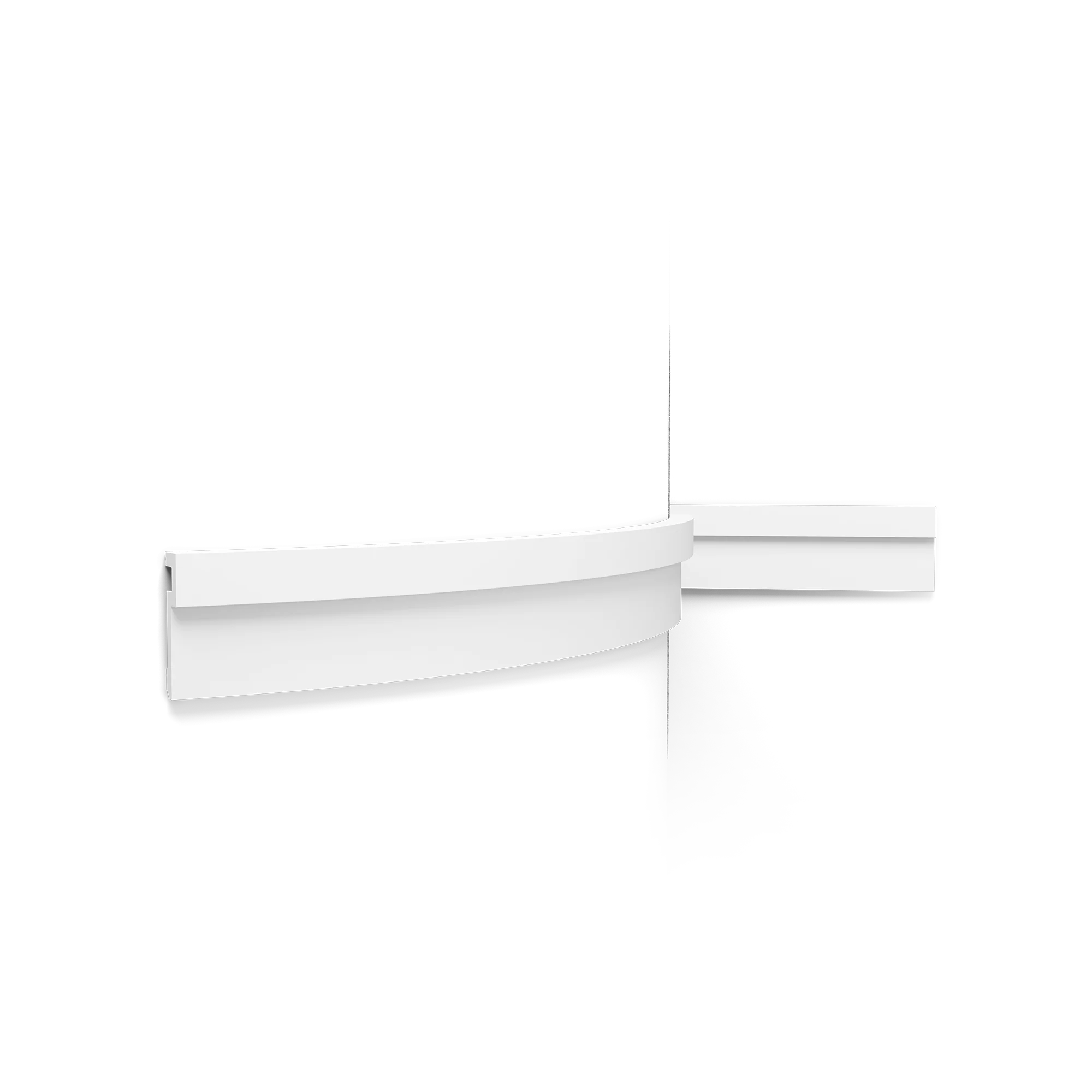 PX198F Cimaise murale Flexible Orac Decor - 2,0x8,3x200cm (h x p x L) - moulure décorative polymère