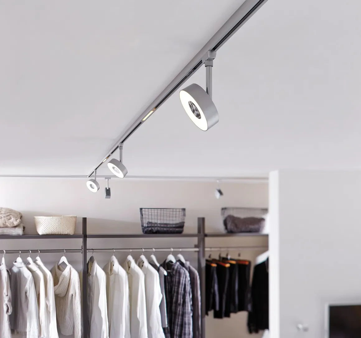 Spot Circle Led 5W URrail Paulmann - Eclairage Tableau sur Rail Plafond - Image 2