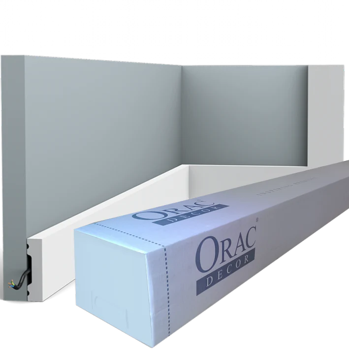 SX162 Moulure multifonctionnelle Orac Decor Axxent  - 4x1x200cm (h x p x l) - plinthe décorative - Image 7