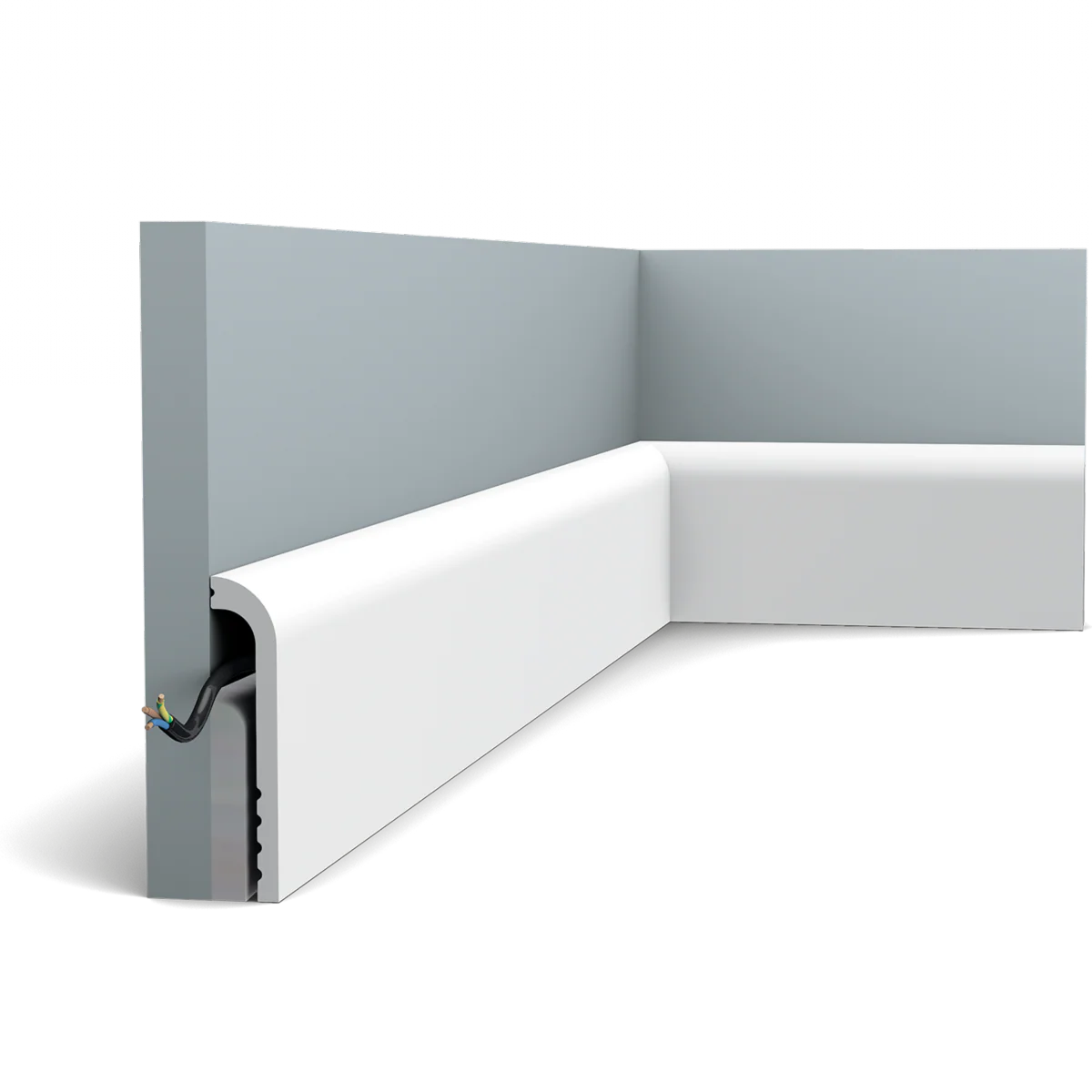 SX185 Plinthe de rénovation Orac Decor - 12x2,5x200cm (h x p x L) - surplinthe décorative polymère - Image 7